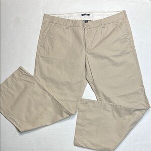 Gap women’s High Rise Khaki Pants 100% Cotton Sz 12